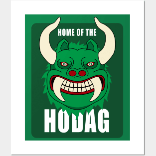 Home of the Hodag Grinning Hodag Posters and Art